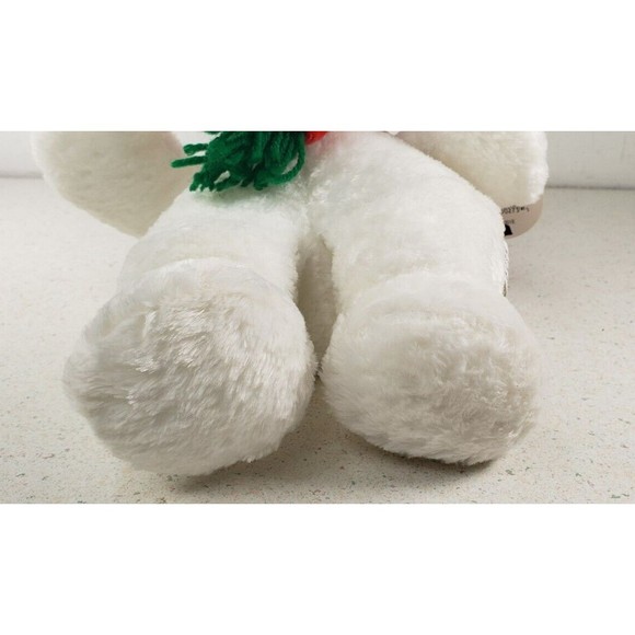 Snowman Plush 14" Green Winter Hat Red Scarf Exclusive Design From AGC Inc - Picture 11 of 12